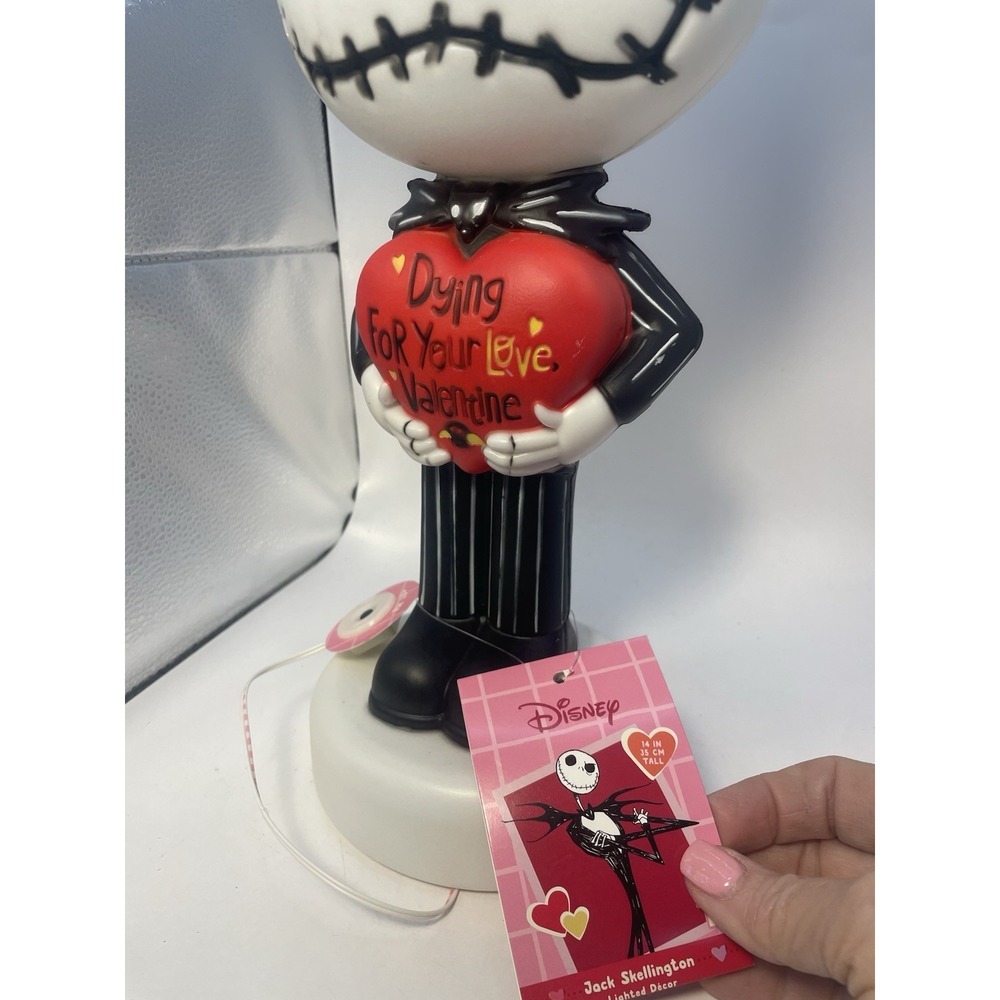 Jack Skellington 14" Valentine Blow Mold‎ Nightmare Before Christmas NEW - Picture 8 of 14